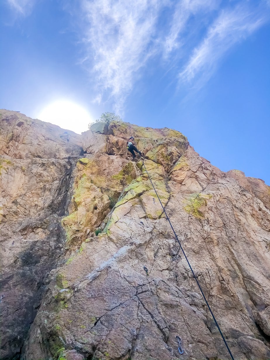 successful climb of sweet rock at the dragoon mountains