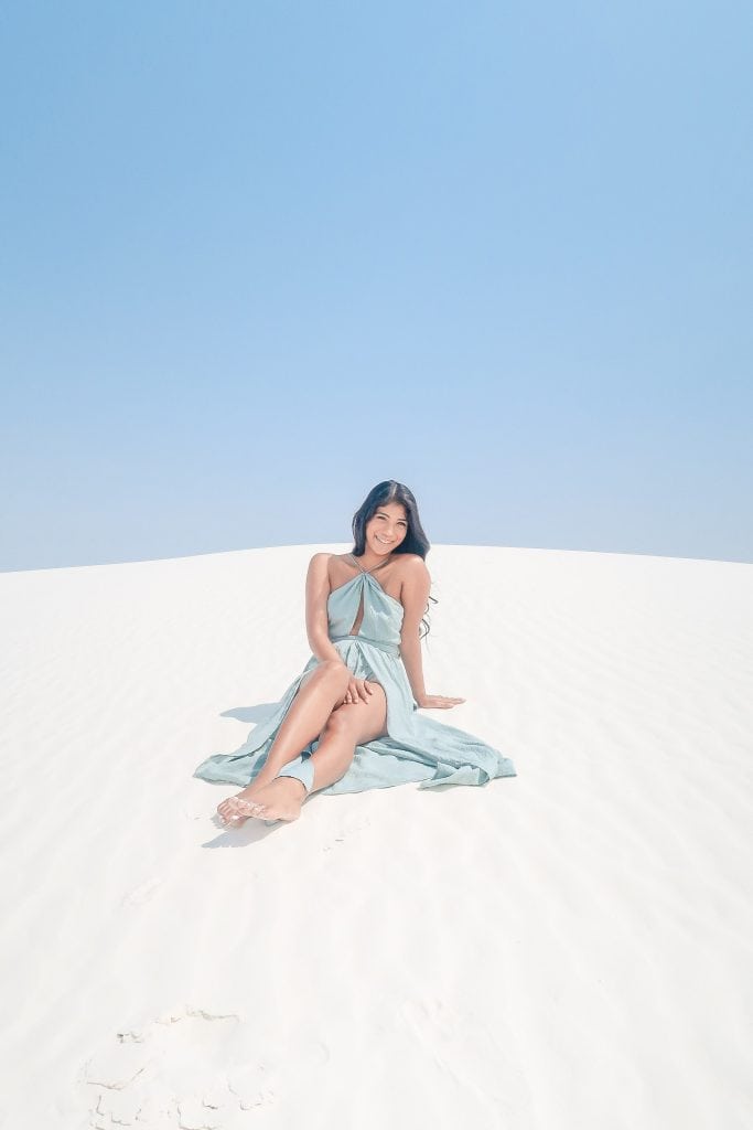 photoshoot at white sands national park