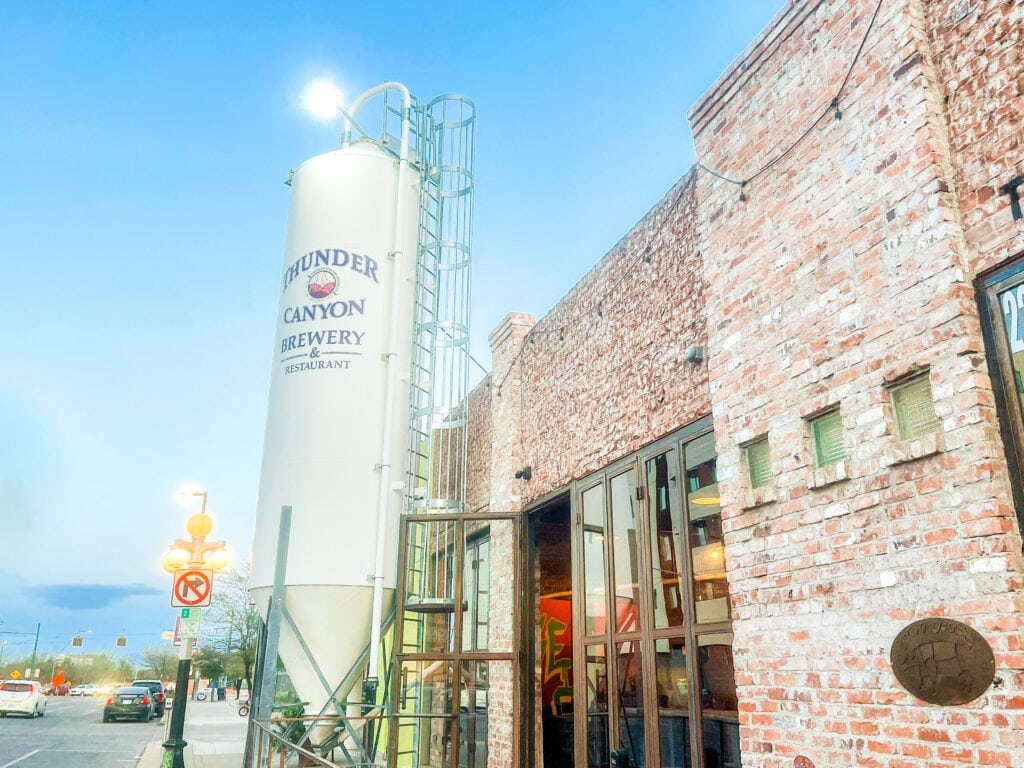 downtown tucson breweries - front of thunder canyon